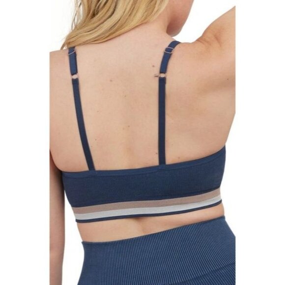 SPANX Soft Stretch Seamless Low Impact Sports Bra Athletic Sporty Athleisure XL - Picture 2 of 6